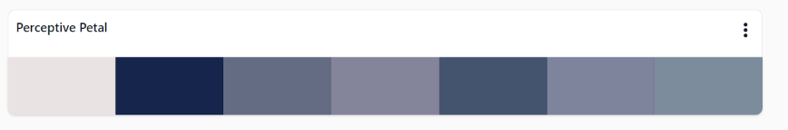 Perceptive Petal Color palette
